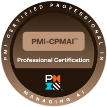 PMI-CPMAI certification, verified on Credly